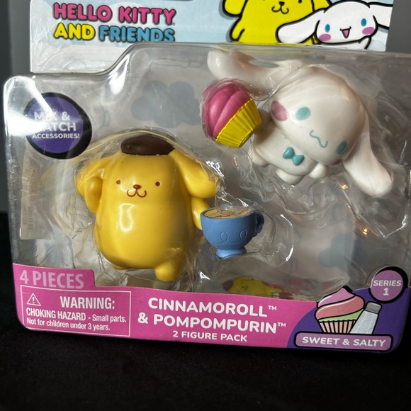 Sanrio Other - Hello Kitty and Friends Cinnamoroll & Pompompurin Figure Set (NIB)